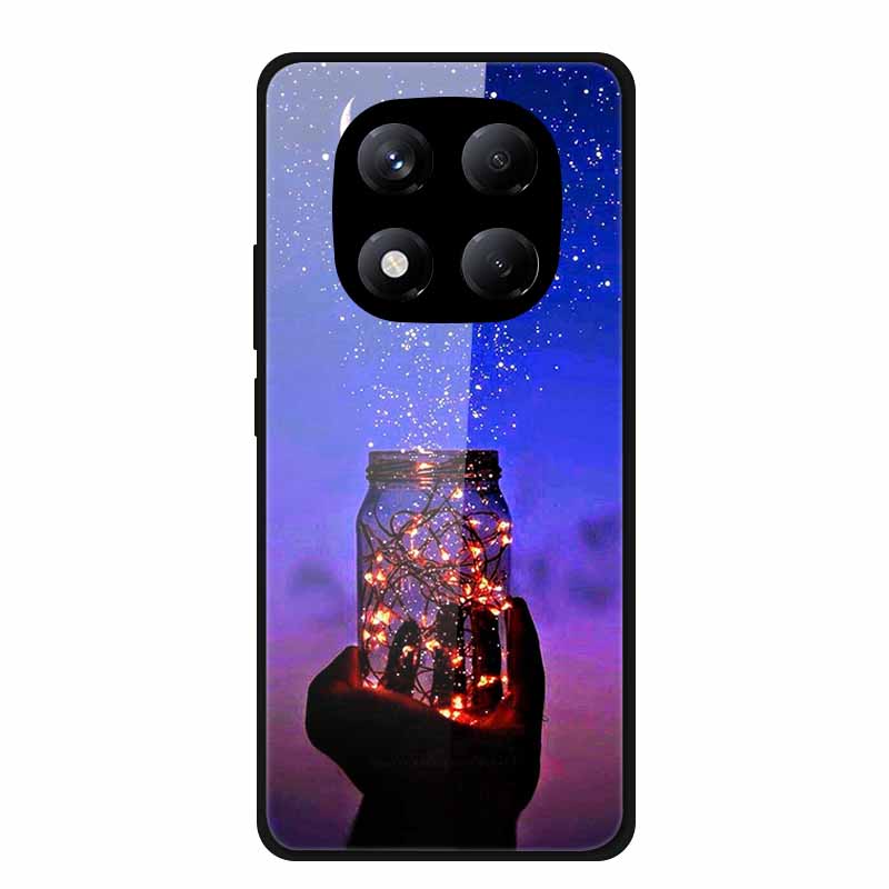 Чехол для Xiaomi Poco X7 Закаленное Стекло Жесткая Задняя Крышка из Поликарбоната для Чехлов Телефона Poco X7 5G Модные Оболочки Coques для PocoX7 X 7 2025
