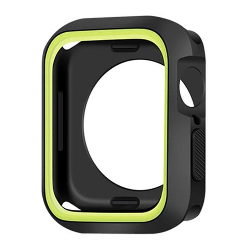 Чехол для Apple Watch 9 8 7 6 SE 5 3 Бампер Защитная крышка Чехол Аксессуары IWatch 42MM 41MM 38MM 45MM 44MM 40MM Чехол