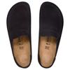 Birkenstock Неаполь Резиновая подошва Без специальных функций Закрытый носок Тапочки Унисекс Черный Узкие 1030813