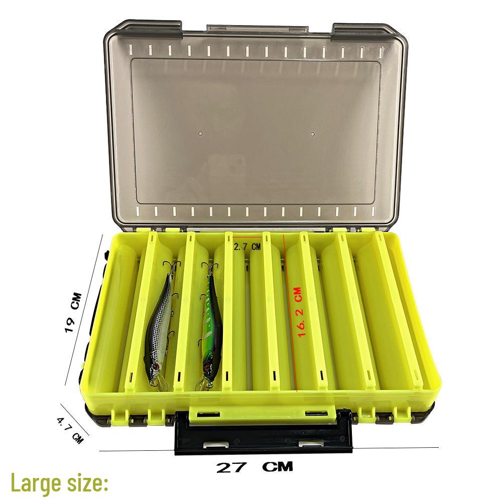 Двусторонняя рыболовная коробка для искусственных приманок: Воблер, VIB, блесна, жесткие и мягкие приманки