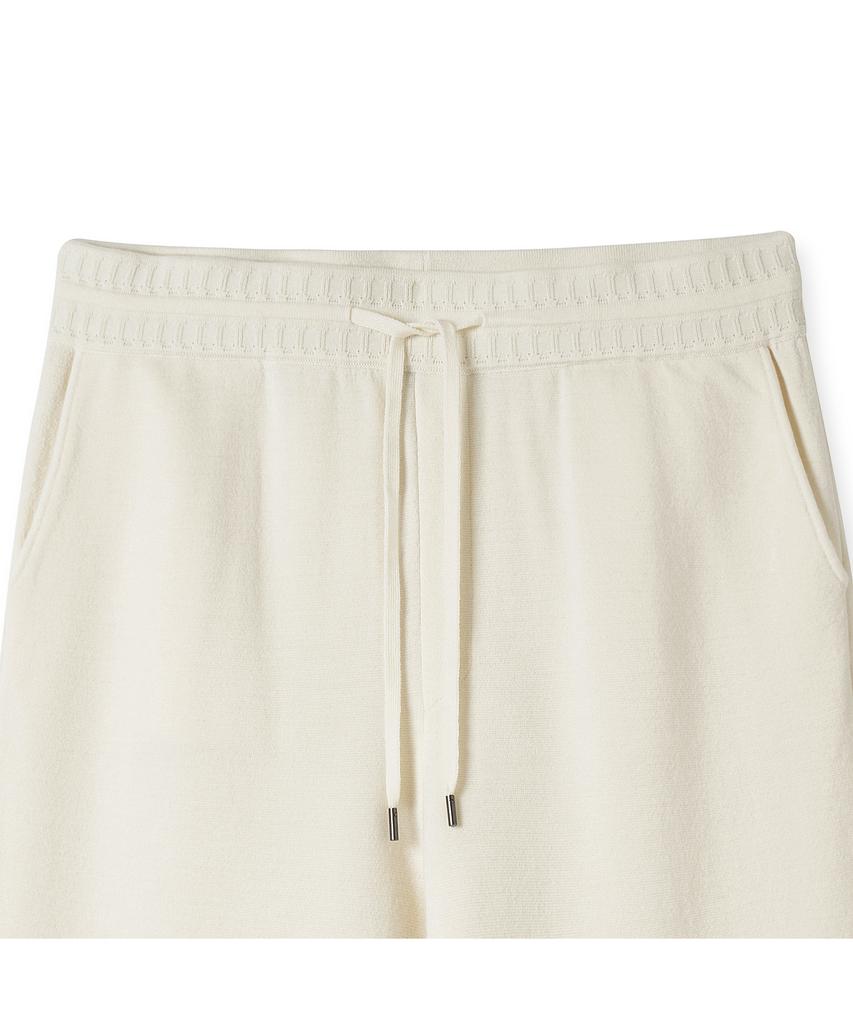IOLO Merino Wool Milano Knit Pants_Ivory