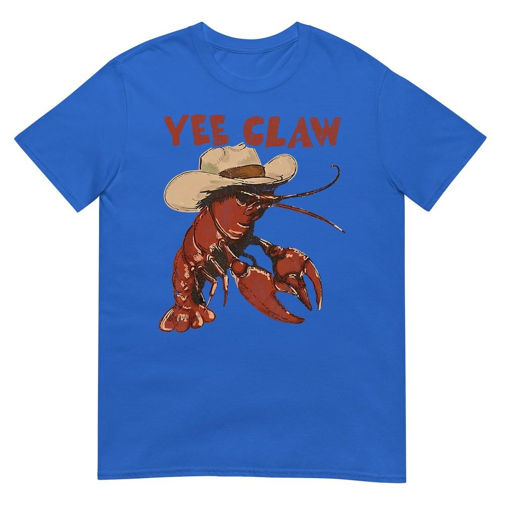 Yee Claw Funny Vintage Crawfish Boil Cajun Seafood Festival TShirt