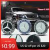 Hot Car Sticker 4pcs ABS 75mm Car Rims Hubcaps Wheel Center Caps For Mercedes Benz AMG C E S GLE CLC Class W204 W221 W205 W176 W
