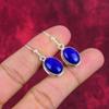 Lapis Lazuli Earrings Handmade Jewelry, 925 Solid Sterling Silver Earrings Designer Gemstone Jewelry Earrings, Gift For Mom