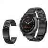 Титановый ремешок для часов Garmin Fenix5/5Xplus/7/6Xpro с быстросъемным креплением, ширина 22 мм/26 мм, и пряжкой-черепахой