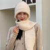 Защищающие уши ветрозащитные согревающие шею шапки манишка бархатная женская шапка шапка-бини вязаная шапка шапки шарфы комплекты