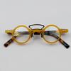 Retro High Quality Small Round Glasses Frame Vintage Acetate Eyeglasses Frames for Man Fashion Glasses For Men And Women