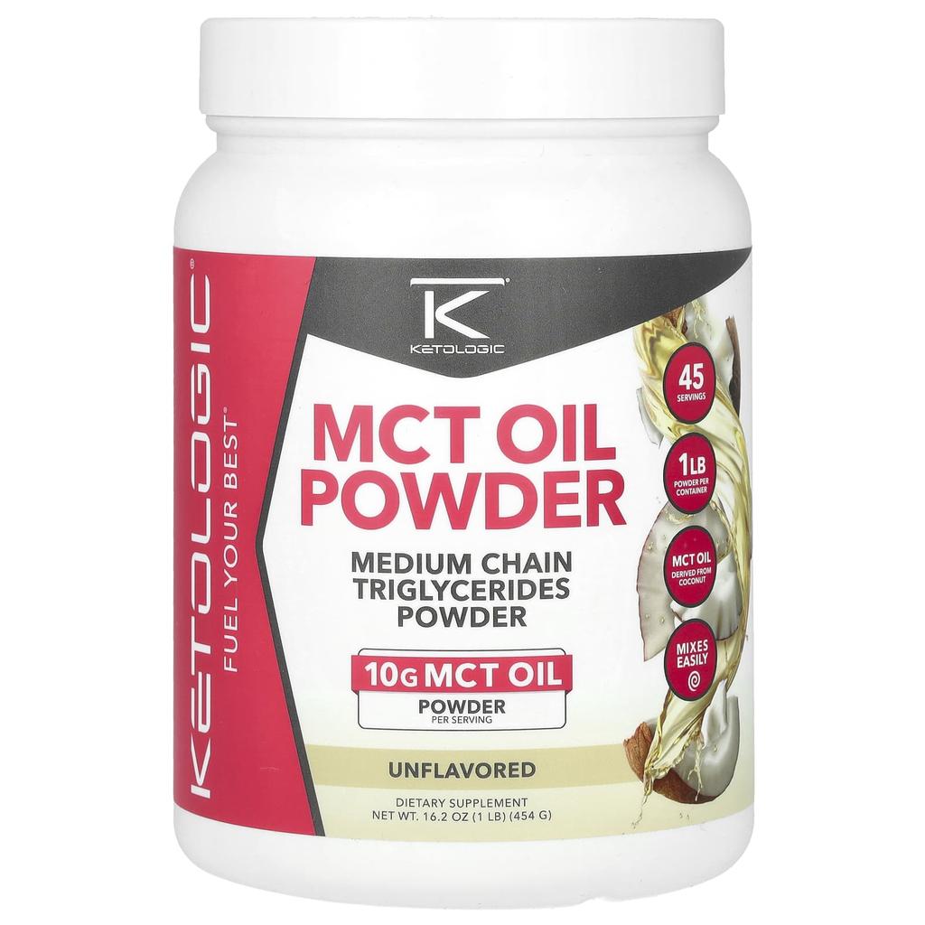 Mct Oil Powder, Unflavored, 454G(1Lb)