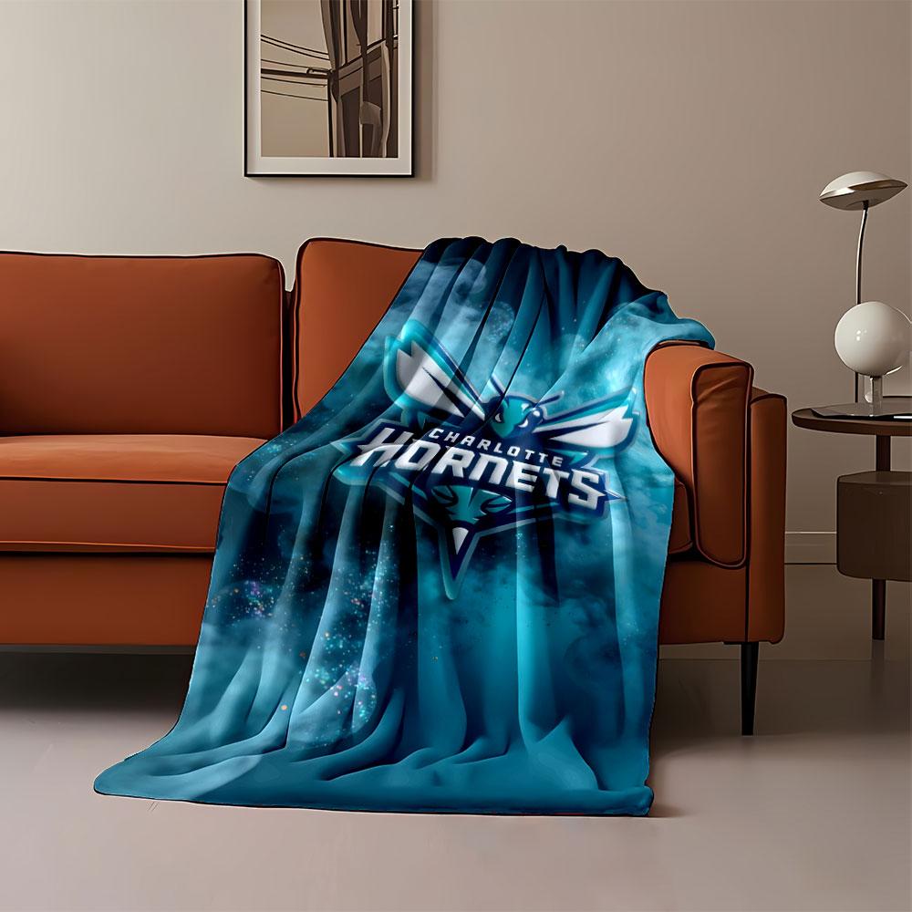 Charlotte Hornets Logo Blanket print blanket soft and cozy perfect for the living room bed sofa or a nap,gift
