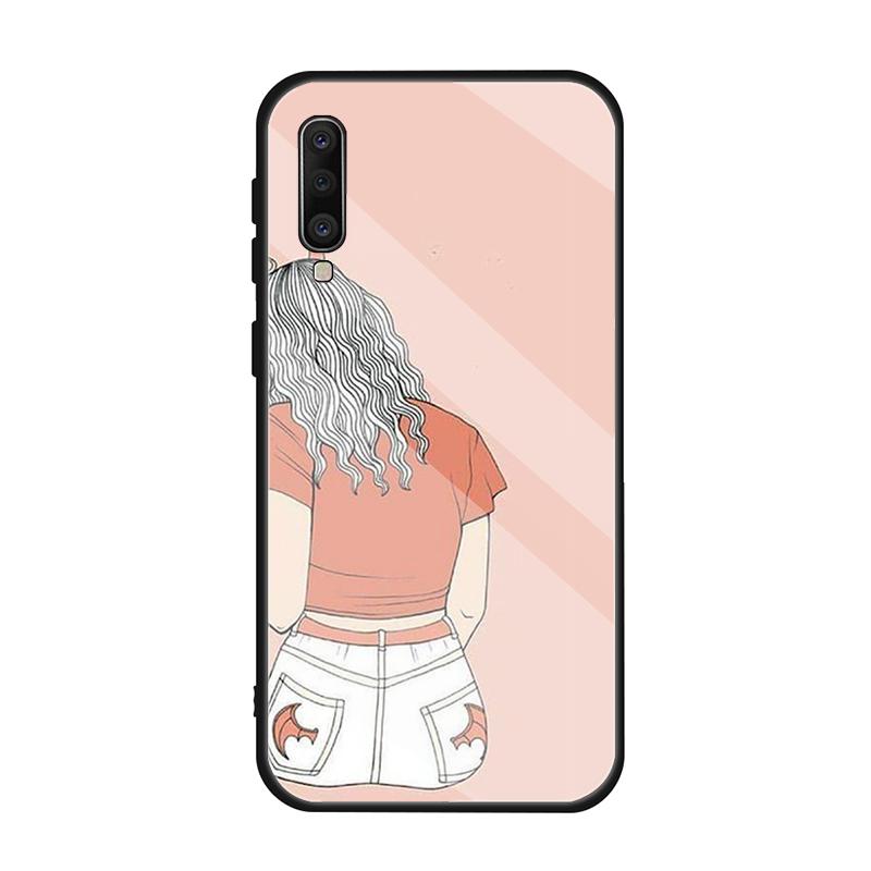Чехол из закаленного стекла Best Friends для Samsung Galaxy A10S A10E A20S A20E A30S A40 A50S A60 A70 A80 A90 A6 A7 A8, чехол