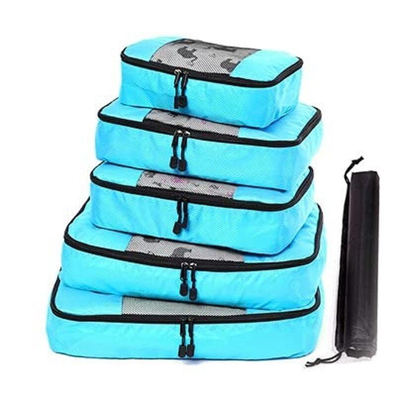 5-sets of Household Storage Bag for Home and Travel Clothing Storage Lockers Packaging and Portable Storage Rack Clothes Holding
