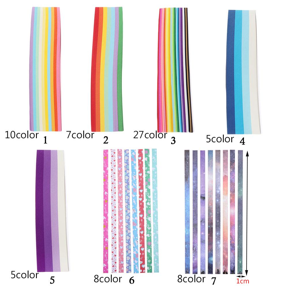 Детский Разноцветный Домашний Декор Наилучшие Пожелания DIY Поделки Скрапбукинг Оригами Полоски Бумаги для Складывания Звезд