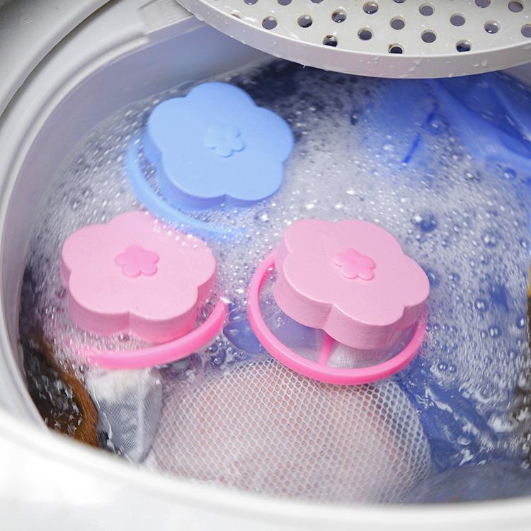 Мешок-сетка для удаления волос из стиральной машины 'Цветок сливы'