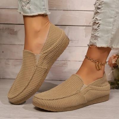 Модная обувь для женщин 2024 года, горячая распродажа, женские туфли на плоской подошве без застежек, осенние туфли на плоской подошве с круглым носком, легкие и удобные