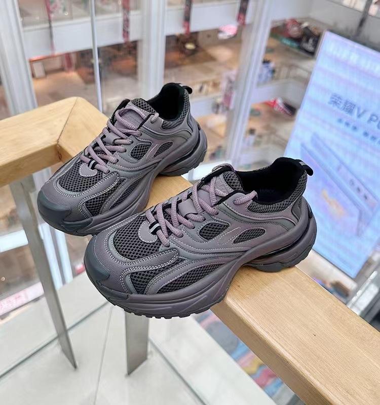 Туфли Little Monster на платформе для папы, женская обувь Explosion 2025, весна, новая, ретро, женская, универсальная и легкая повседневная спортивная обувь