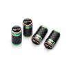 4Pcs Metal Carbon Fiber Car Wheel Tires Valve Caps Emblem Cover For Honda Civic Accord Prelude Mugen City Pilot Auto valve cap ajw256