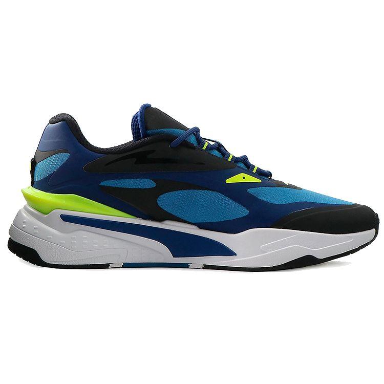 Puma RS-Fast Tech Star Sapphire Мужские кроссовки Синие Чёрные Желтые-Alert 380191-01