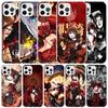 Date A Live Токисаки Куруми Мягкий чехол для iPhone 16 17 Air 15 14 Pro Max 16E Чехол для телефона 13 Mini 12 11 7 SE 8 Печатный рисунок Подходящий