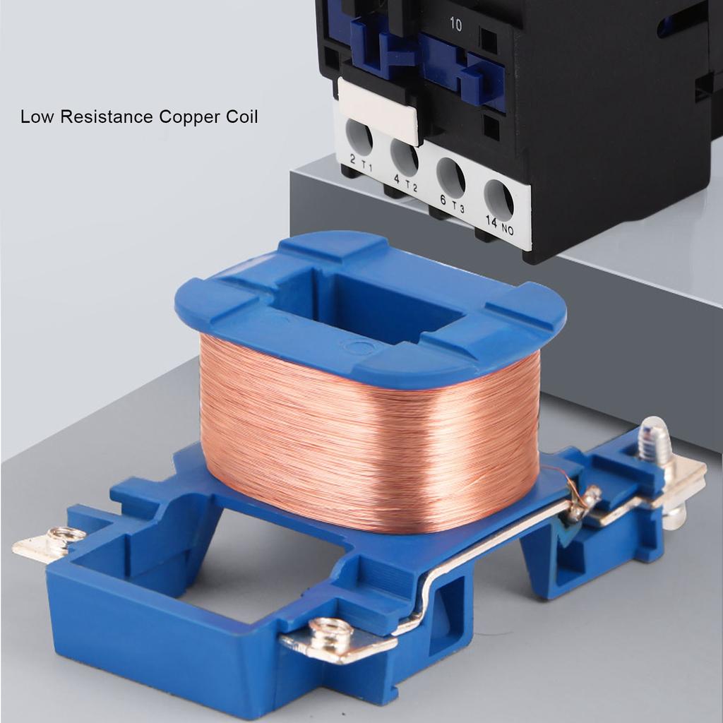 Контактор переменного тока медная катушка 3P нормально разомкнутый серебряный контакт контроллер переключателя цепи переменного тока 380 В 25 А