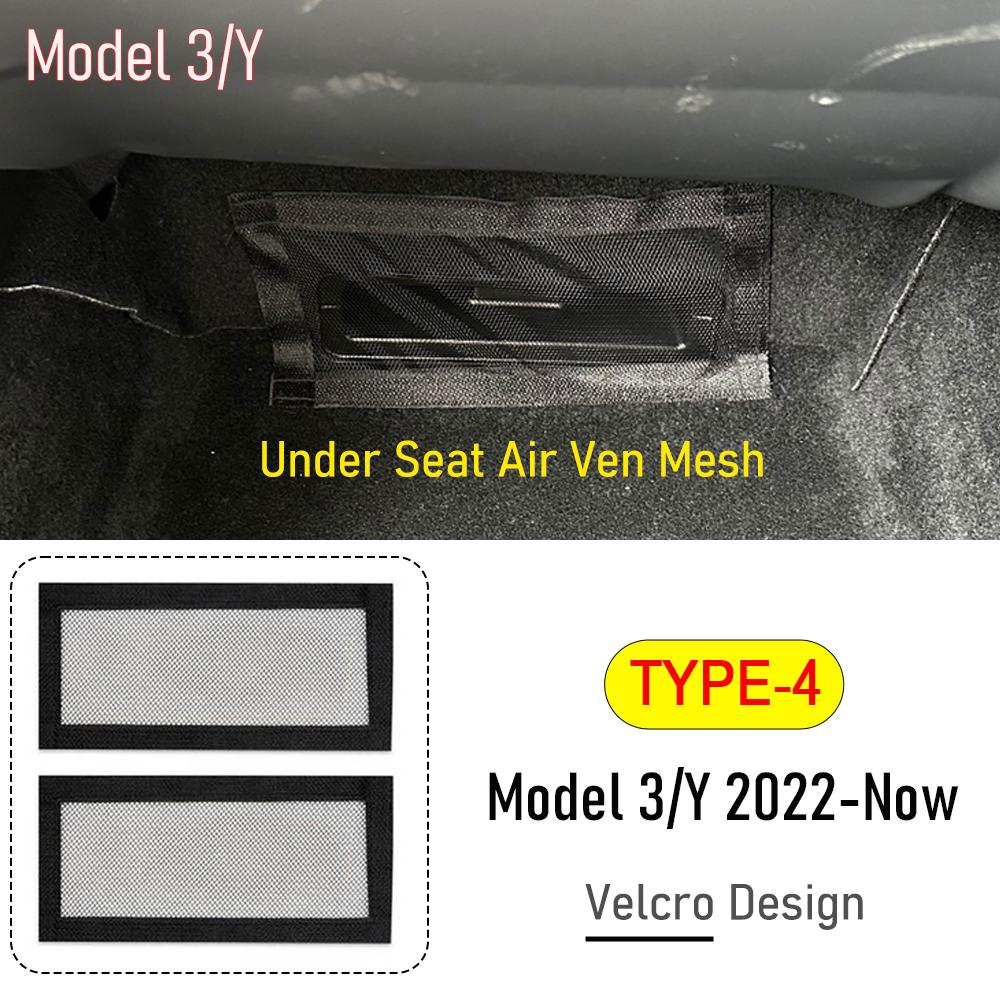 Backseat Air Vent Cover for 2025 2026 Tesla Model 3 Model Y Juniper Rear Seat Air Condition Outlet Protector Mesh Accessories