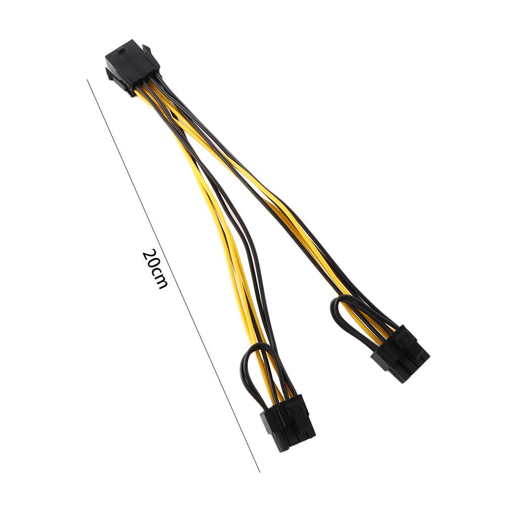 Cable Motherboard GPU Splitter Cable 8Pin to Dual 6+2pin 8Pin to Dual 8Pin Graphics Card Cable