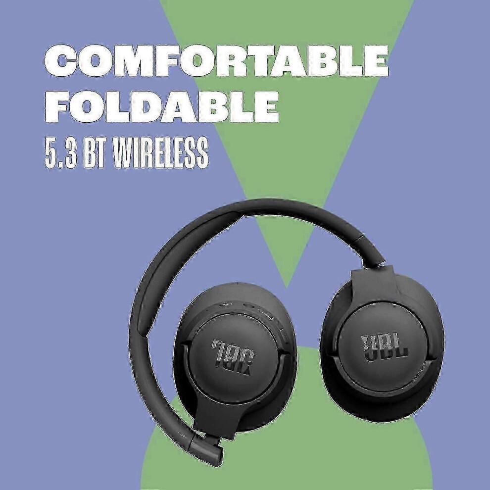 Tune 510BT - Беспроводные накладные наушники с технологией Pure Bass, Bluetooth 5.3, 76 часов работы от аккумулятора