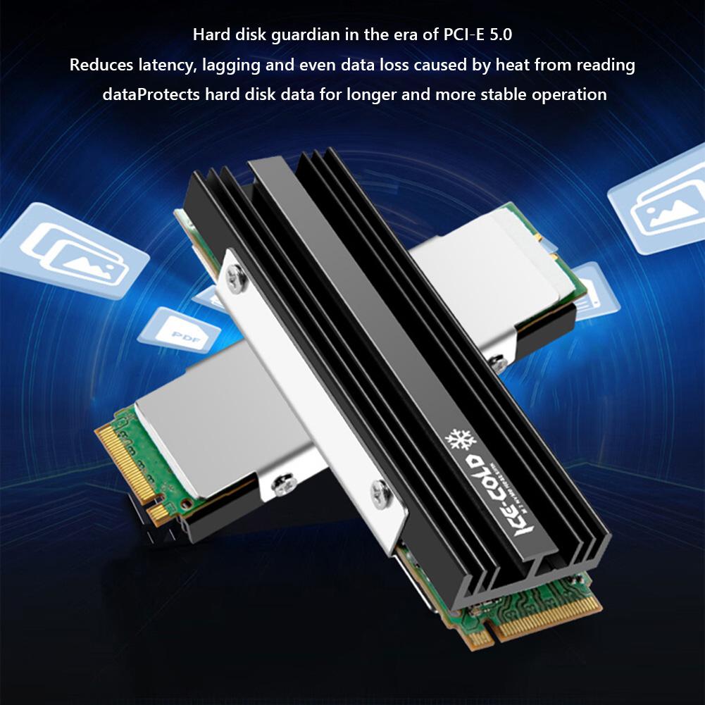 Радиатор SSD M.2 M2 NGFF NVME 2280 Твердотельный диск Радиатор Алюминиевый радиатор Охлаждающая термоподставка для рабочего стола PS5