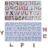  Epoxy Resin Mold Alphabet Letter Number Pendant Casting Silicone Crafts
