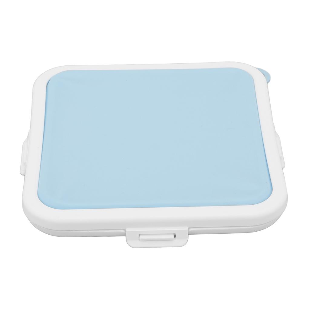 Sandwiches Storage Box Portable Sandwiches Container Lunch Box for Students Office Workers for Work Picnic Outing Blue