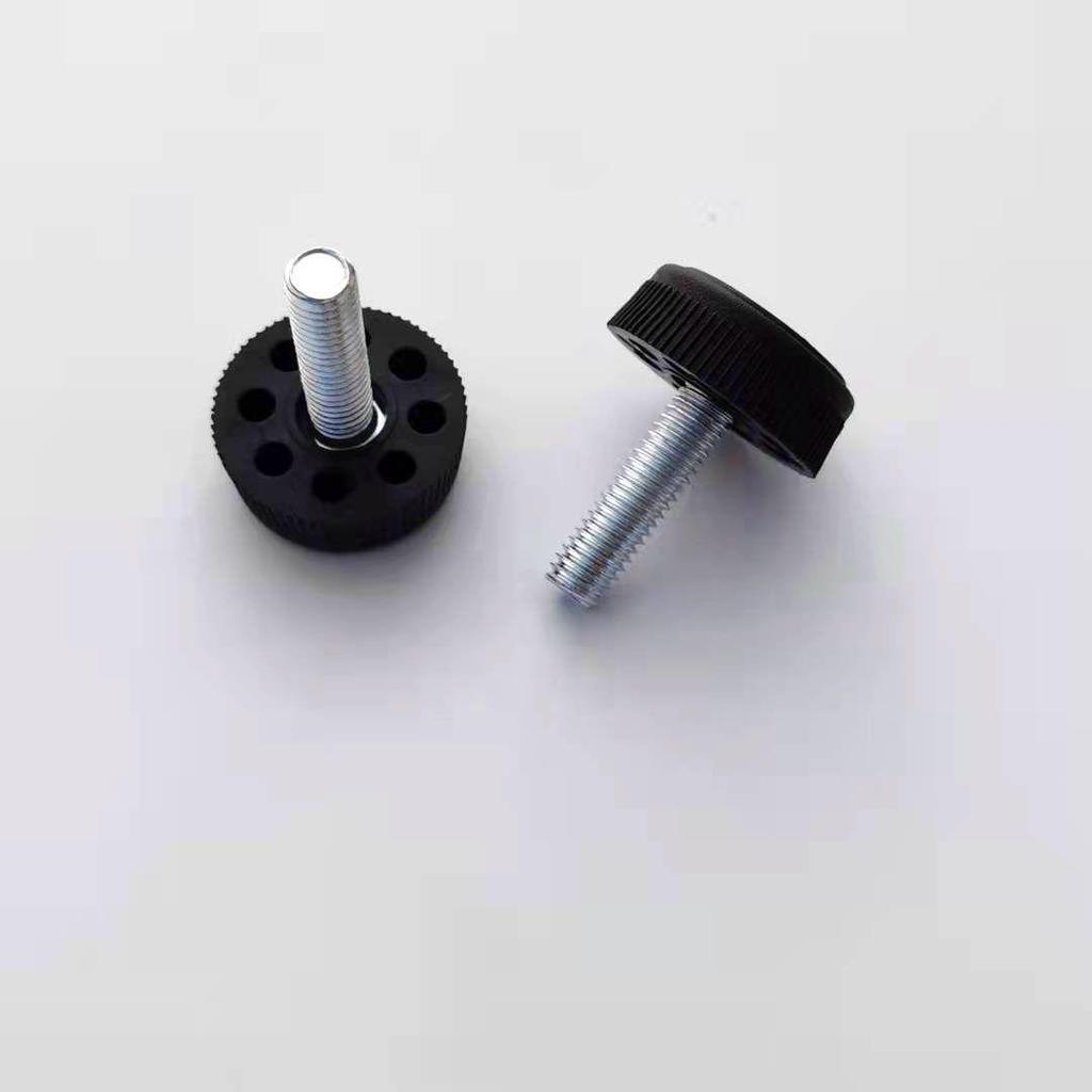 M8*30 Регулируемая пластиковая подставка для ног мебели с восемью отверстиями