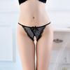 Японские легкие и удобные кружевные трусики с леопардовым принтом, женское сексуальное открытое нижнее белье