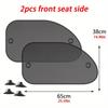 2/4PCS Car Window Sunshade Cover Block For Kids Car Side Window Shade Cling Sunshades Sun Shade Cover Visor Shield Screen Hot