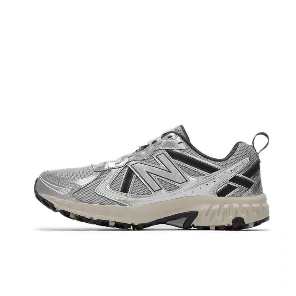 New Balance NB 410 V5 Износостойкие Низкие Беговые Кроссовки Унисекс Серебристые MT410KR5(Команда747-)