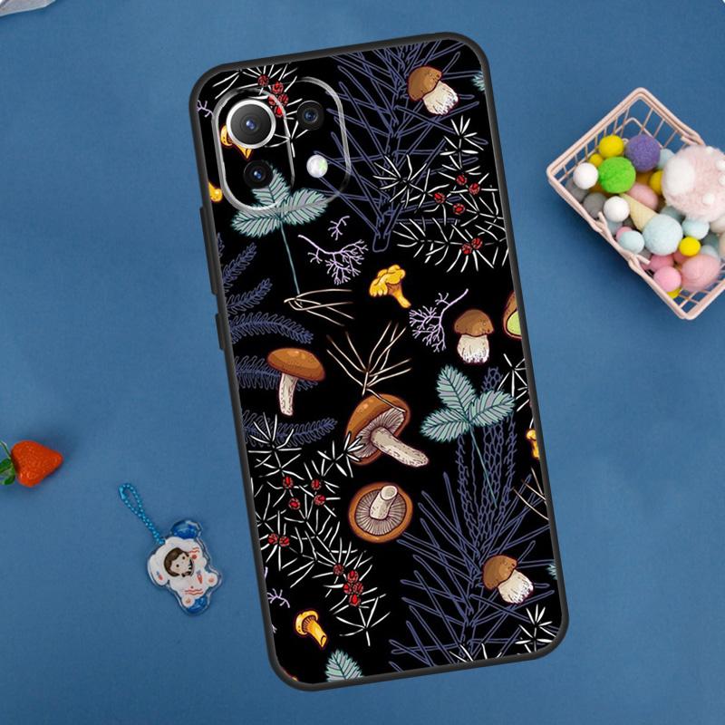 Чехол "Грибной Лес" для Xiaomi 14 13 15 Ultra 11T 12T 13T 14T Pro POCO X7 Pro X3 X5 F5 F6 M6 X6 Pro