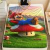 Mario Cozy Household Printed Blanket, Flannel Blanket Adapt to Bed, Sofa, Bedroom, Travel and Picnic Use.-TING