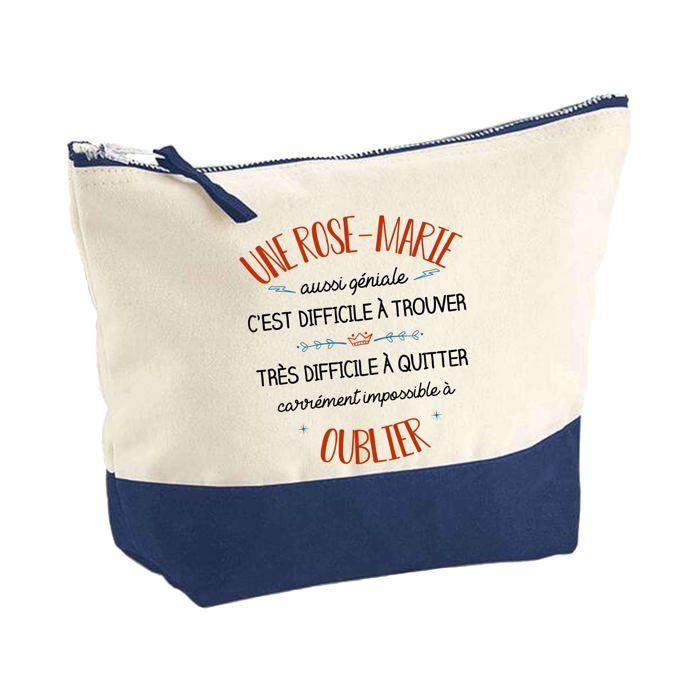 Trousse de maquillage - PLANETEE - Rose-Marie aussi géniale - Grand format - Coton - Impression HD