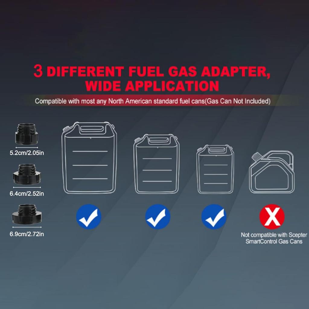 3.2 GPM Battery Powered Fuel Transfer Pump, with Auto-Stop Sensor and 60" Hose Electric Automatic Fuel Transfer Pump for Gasoline and Various Fuels