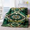 Ethnic Tribal Patterns Personalized Text Blanket Multi-purpose Personalized Blanket Warmthful Decor Perfect for Bed Bedding Home Decor Living Room