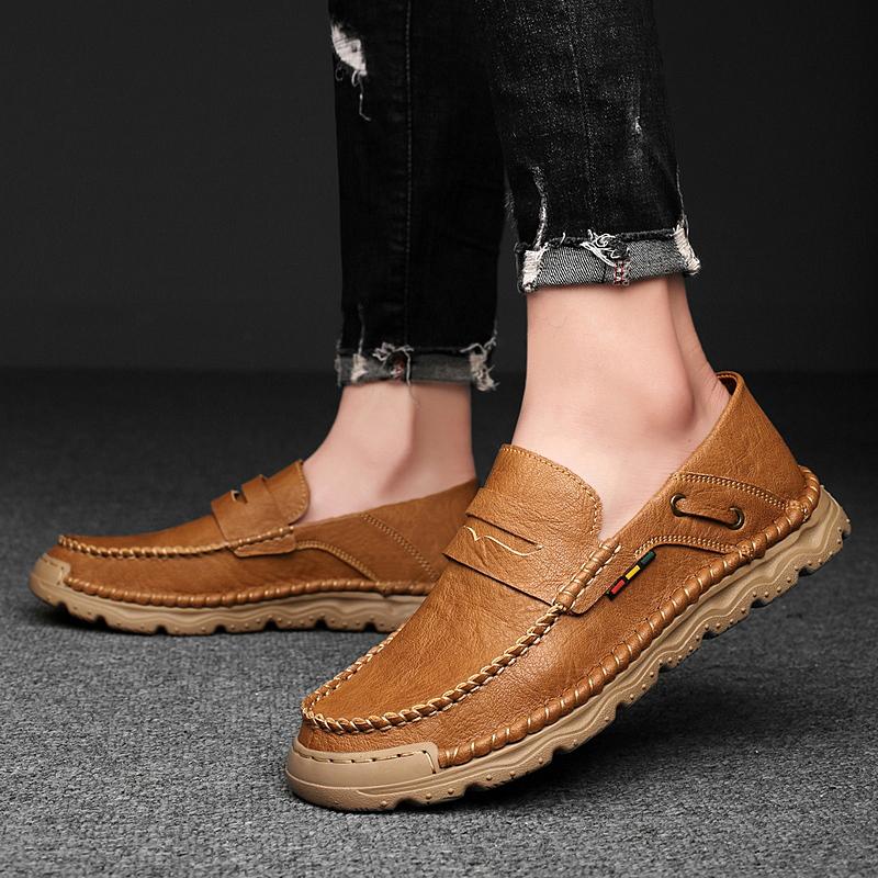 Модная кожаная обувь Повседневная деловая обувь для мужчин Платье Tenis De Hombre Мокасины Мокасины Tenis Caballero Дизайнерская