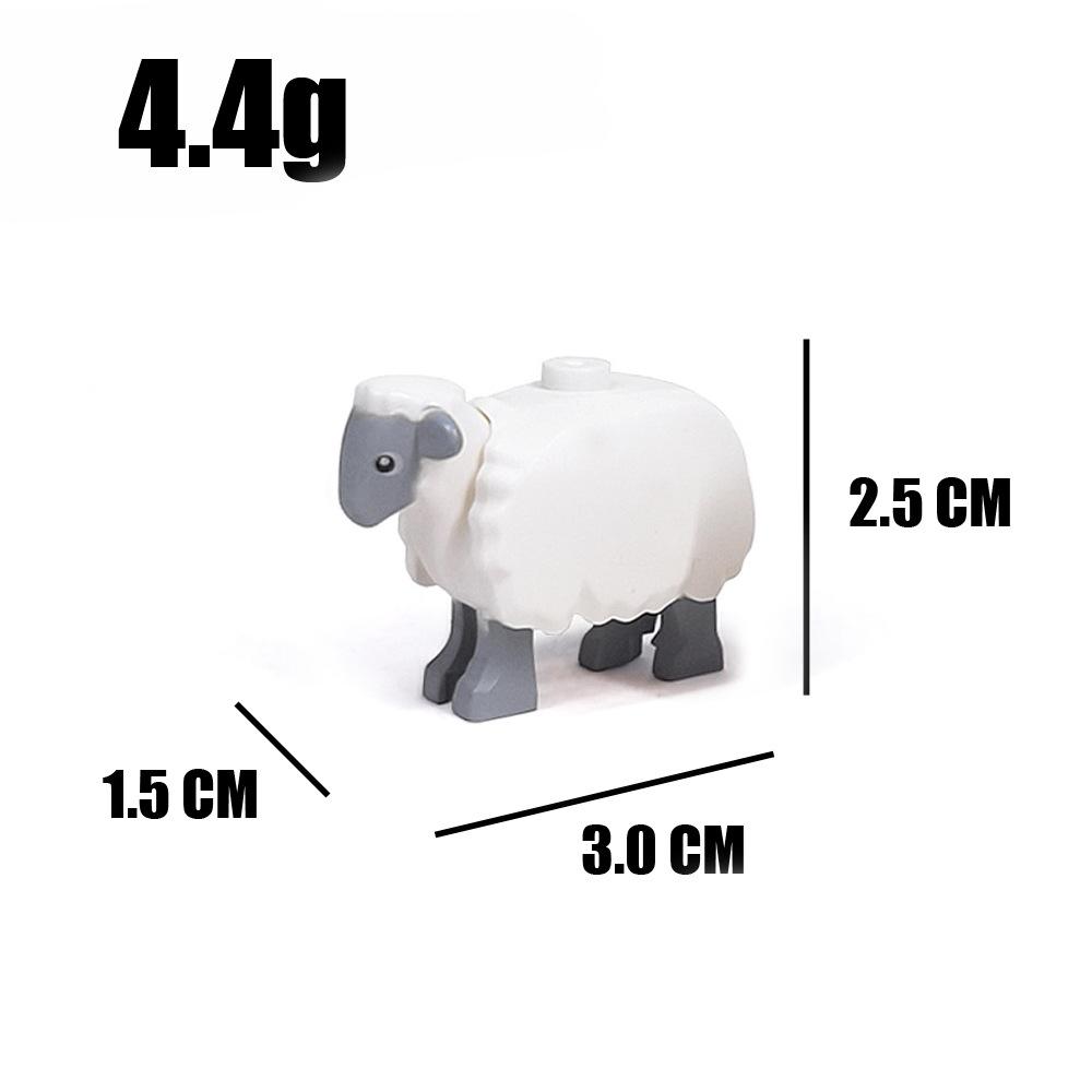 Small Sheep Plush Sheep 74188 Pastoral Ranch 6342625 Farm Scene Accessories Small Pellet Animals