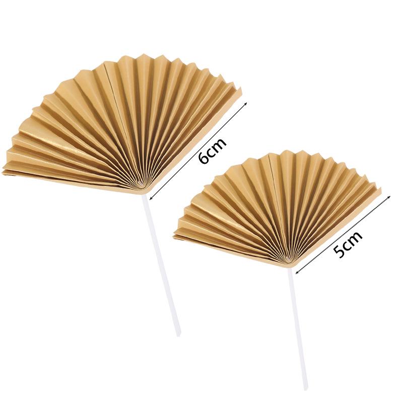 Топпер для торта на День Рождения Бога Долголетия Бабушки с веером из цветов сливы