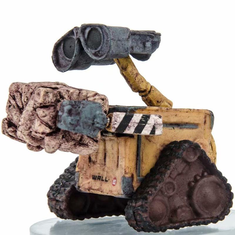 Мультяшный Аниме Wall.E Серия "Движущийся Камень" Настольное Украшение Мини-Фигурка В Упаковке Аниме-Аксессуары Подходит Для Подарка