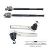 Front Steering Inner & Outer Tie Rod End Set Fit For 2013-2018 Acura RDX 3.5L V6