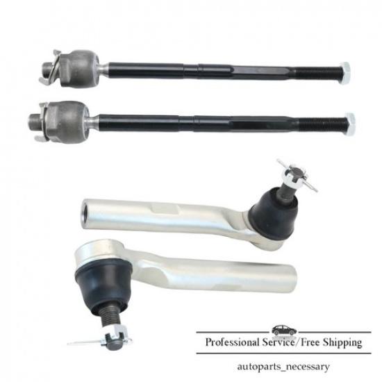 Front Steering Inner & Outer Tie Rod End Set Fit For 2013-2018 Acura RDX 3.5L V6