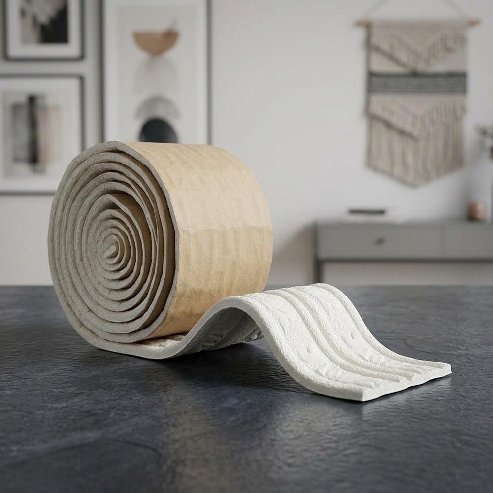 Самоклеящаяся 3D плитка-наклейка Декоративная наклейка на плинтус Отрезается по длине