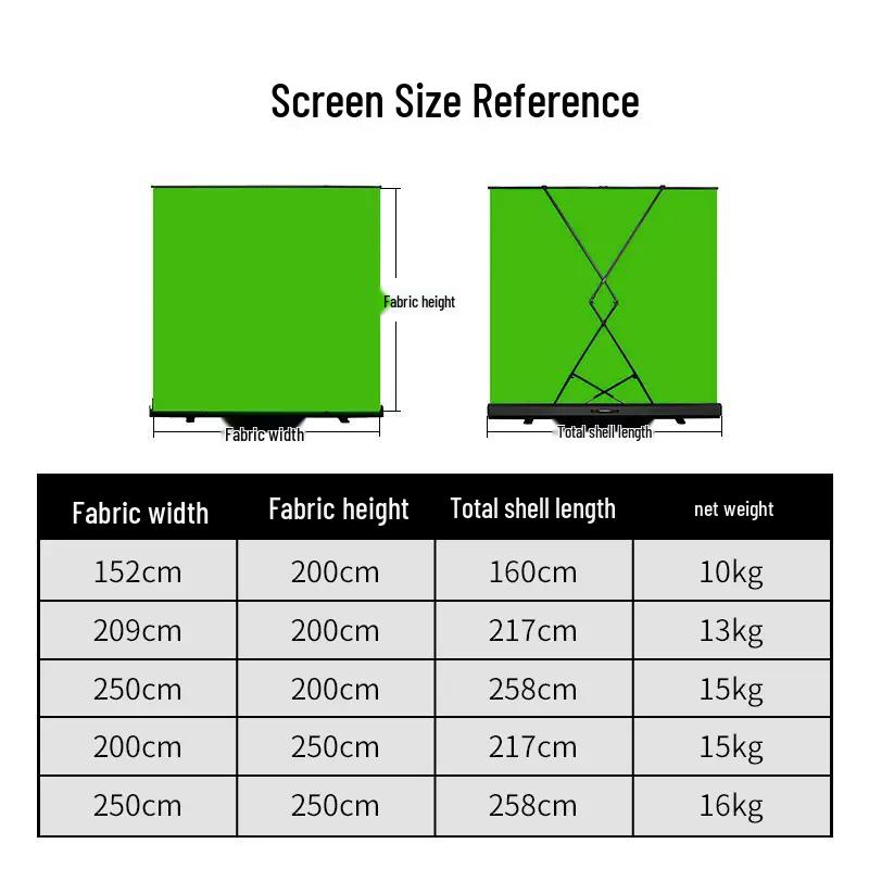 Retractable Green Screen Background