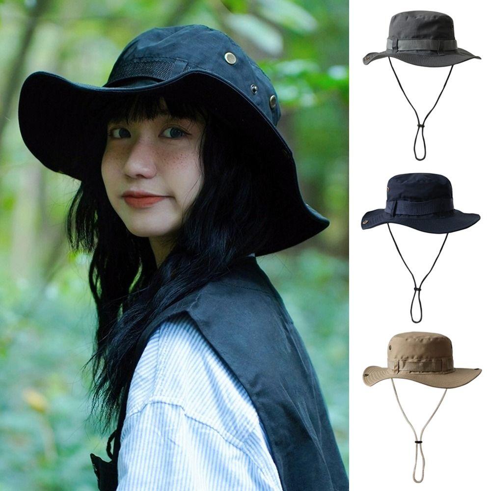 Quick-drying Fishing Cap Anti-UV Sun Hat Fashion Bucket Hat Camping Hiking