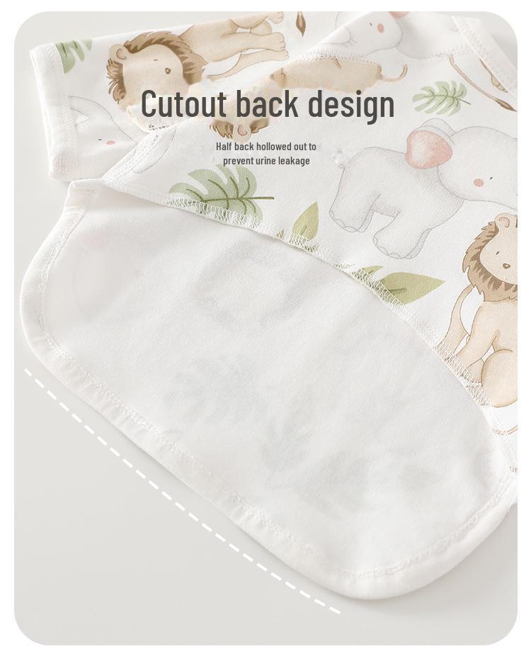 Комбинезон для новорожденных из чистого хлопка с длинными рукавами на весну и осень