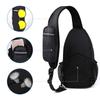 Men'S Outdoor Breast Bag Fashion Men'S Shoulder Bag Trendy Casual Outdoor Bag Wear-Resistant Scratch-Proof Waterproof Breast Bag