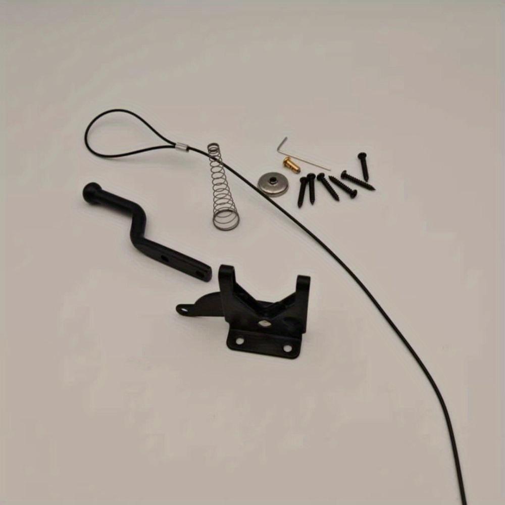 1 комплект прочной стальной автоматической гравитационной самоблокирующейся защелки для деревянных ворот забора